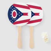 オハイオ州旗 ハンドファン (正面&裏面)