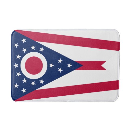 オハイオ州旗 バスマット (正面)