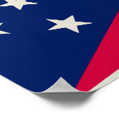 オハイオ州旗：バッキー州旗 ポスター (角)