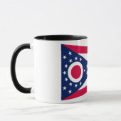 オハイオ州旗：バッキー州旗 マグカップ (左)