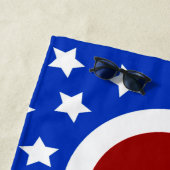 オハイオ州旗 ビーチタオル (インサイチュ)