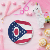 オハイオ州旗 ペーパープレート (パーティー)