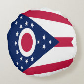 オハイオ州旗 ラウンドクッション (裏面)