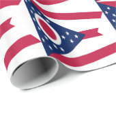 オハイオ州旗 ラッピングペーパー (ロールコーナー)