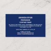 オハイオ州旗 名刺 (裏面)