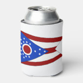 オハイオ州旗 缶クーラー (缶正面)