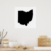 オハイオ州概要 ポスター (キッチン)