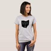 オハイオ州生まれ育ちステートTシャツ Tシャツ (正面フル)