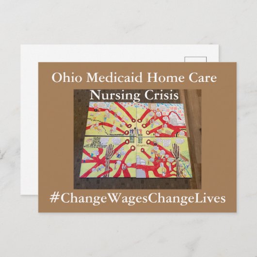 オハイオ州看護危機はがき ポストカード (正面/裏面)