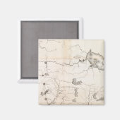オハイオ州総合地図 マグネット (正面/裏面)