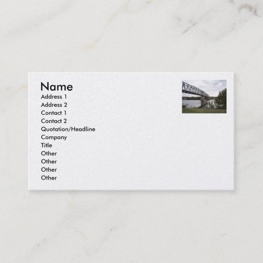 オハイオ州美しいのの7名刺 名刺 (正面)