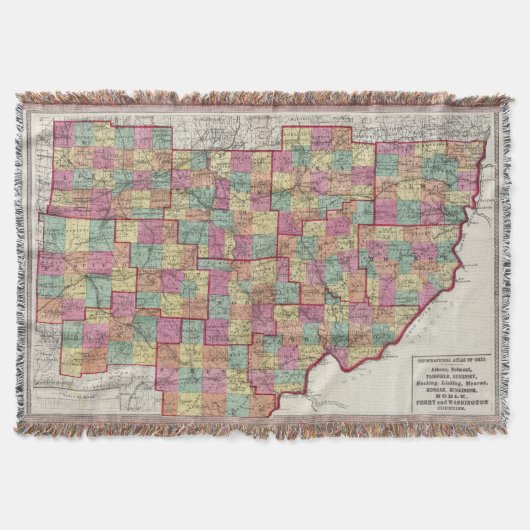オハイオ州郡 スローブランケット (正面)