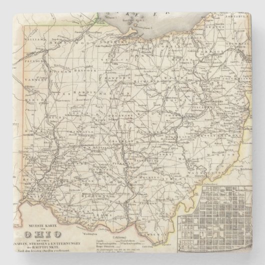 オハイオ州12 ストーンコースター (正面)