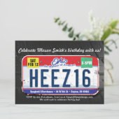 オハイオ州16歳誕生日招待状 招待状 (スタンド正面)