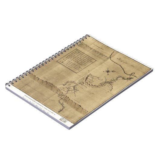 オハイオ州1754年へのジョージ・ワシントンのジャーナル ノートブック (左側)