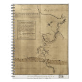 オハイオ州1754年へのジョージ・ワシントンのジャーナル ノートブック (正面)