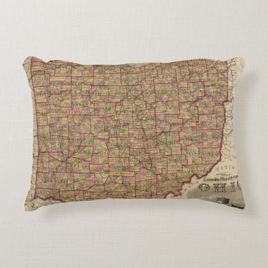 オハイオ州3 アクセントクッション (正面)