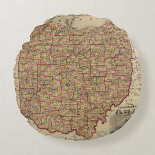 オハイオ州3 ラウンドクッション (正面)