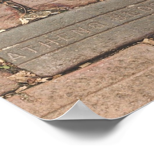 オハイオ州，アテネ ポスター (角)