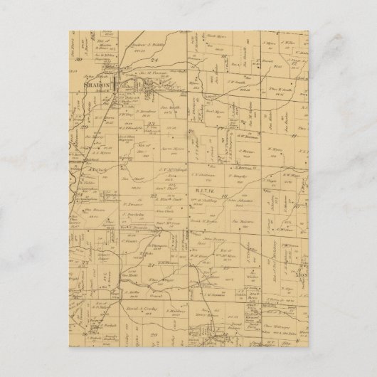 オハイオ州，シカモア ポストカード (正面)