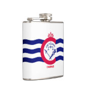 オハイオ州，シンシナチ市旗 フラスク (右)