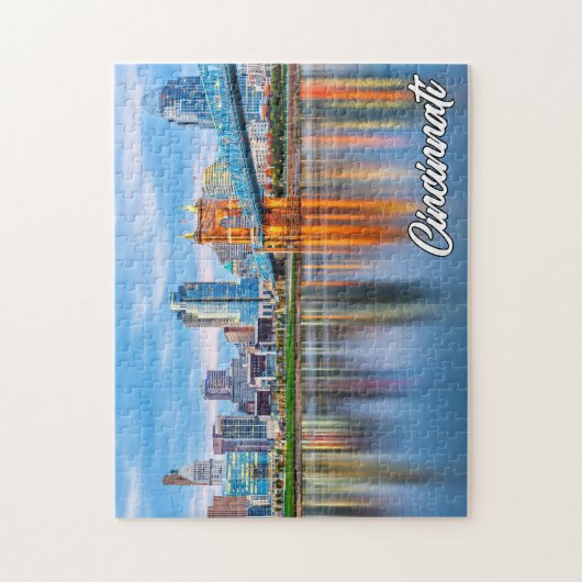 オハイオ州,シンシナチ統一された,州 ジグソーパズル (縦)