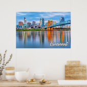 オハイオ州，シンシナチ統一された,州 ポスター (キッチン)