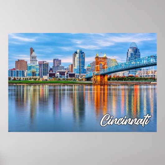 オハイオ州，シンシナチ統一された,州 ポスター (正面)