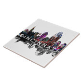 オハイオ州，シンシナティ タイル (側面)