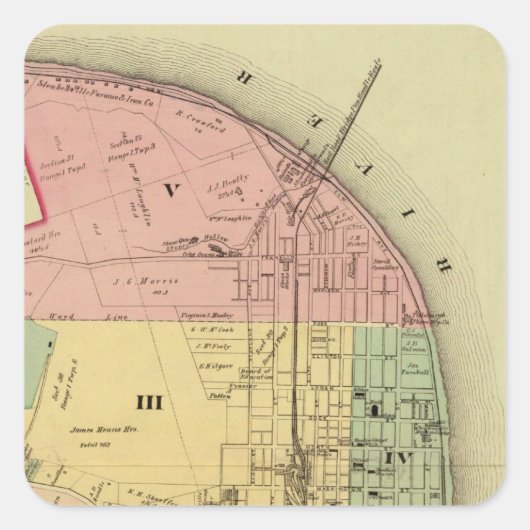 オハイオ州，スティューベンビル スクエアシール (正面)