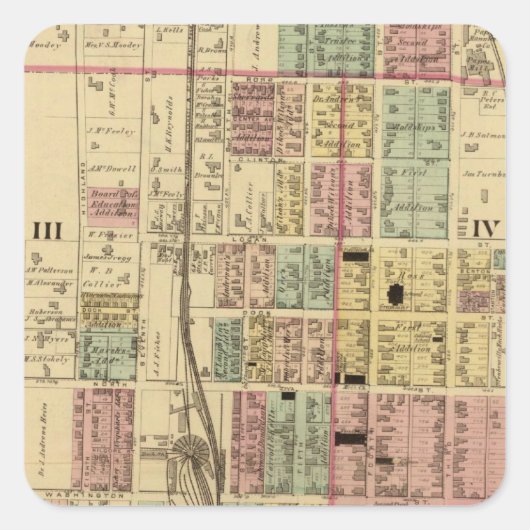 オハイオ州，スティューベンビル スクエアシール (正面)