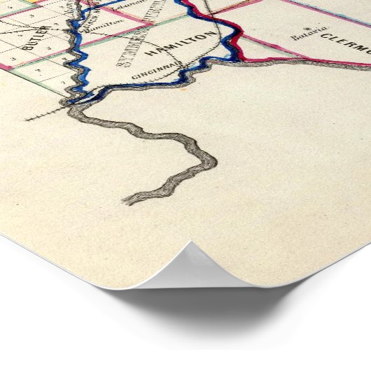 オハイオ州 ポスター (角)