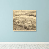 オハイオ州，ポーツマス キャンバスプリント (インサイチュ (ウッドフロア))