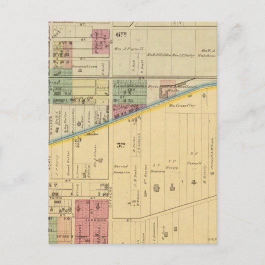 オハイオ州，ポーツマス ポストカード (正面)