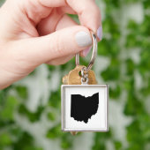 オハイオ州（モノクロ） キーホルダー (手)