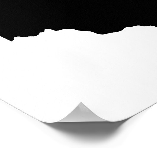 オハイオ州（モノクロ） ポスター (角)