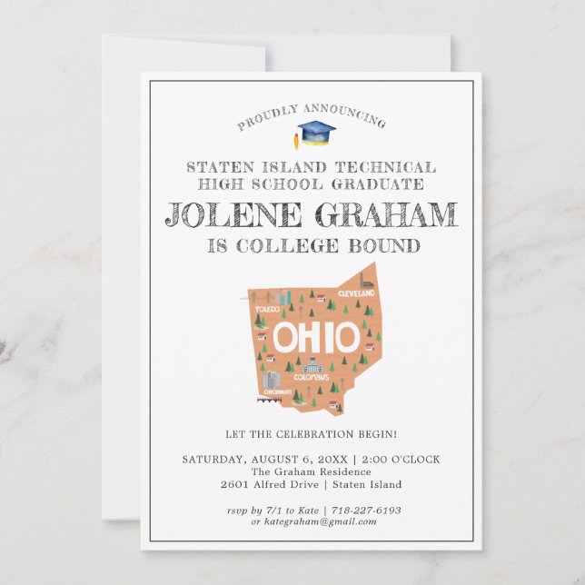 オハイオ州 | 大学進学お祝いパーティー (正面)