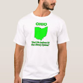 オハイオ州 – 私たちの図書館システムに嫉妬しない Tシャツ (正面)
