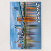 オハイオ州,美しいシンシナチ統一された州 ジグソーパズル (縦)