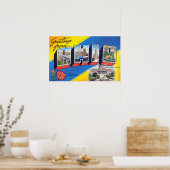 オハイオ旅行からのヴィンテージの挨拶 ポスター (キッチン)