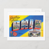 オハイオ旅行ポスターからのヴィンテージの挨拶 ポストカード (正面/裏面)