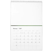 オハイオ暦の野鳥 カレンダー (2月 2027)