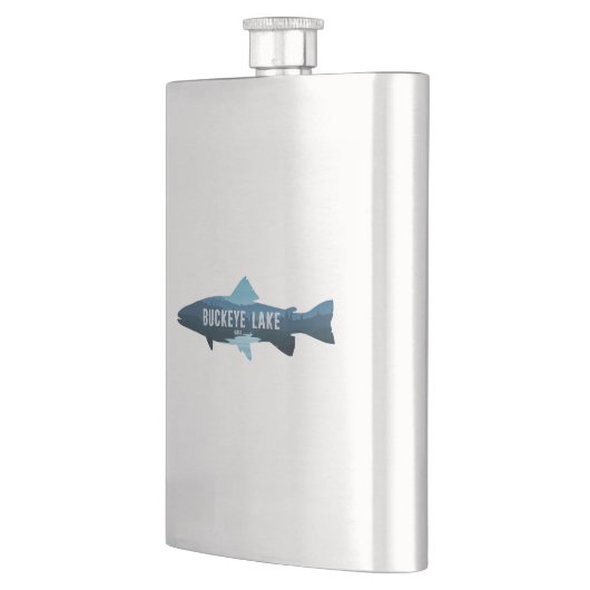 オハイオ湖の魚 フラスク (左)