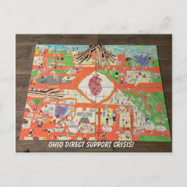 オハイオ直接支援危機  ポストカード