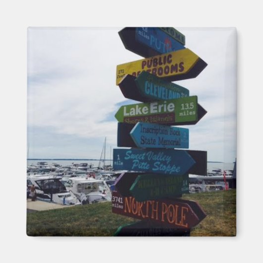 オハイオ磁石「ケリー島」 マグネット (正面)