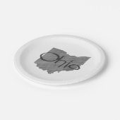 オハイオ紙パーティープレート ペーパープレート (アングル)