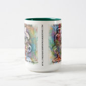 オハイオ素晴らしジャバマグのヘビ塚 ツートーンマグカップ (中央)