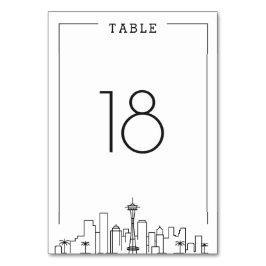 オハイオ結婚州シアトル |テーブル番号 テーブルナンバー