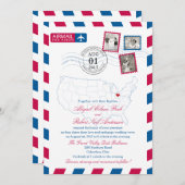 オハイオ航空 | ウェディング 招待状 (正面/裏面)