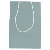  オハイオ行き先結婚式名前をカスタムする ミディアムペーパーバッグ (裏面)